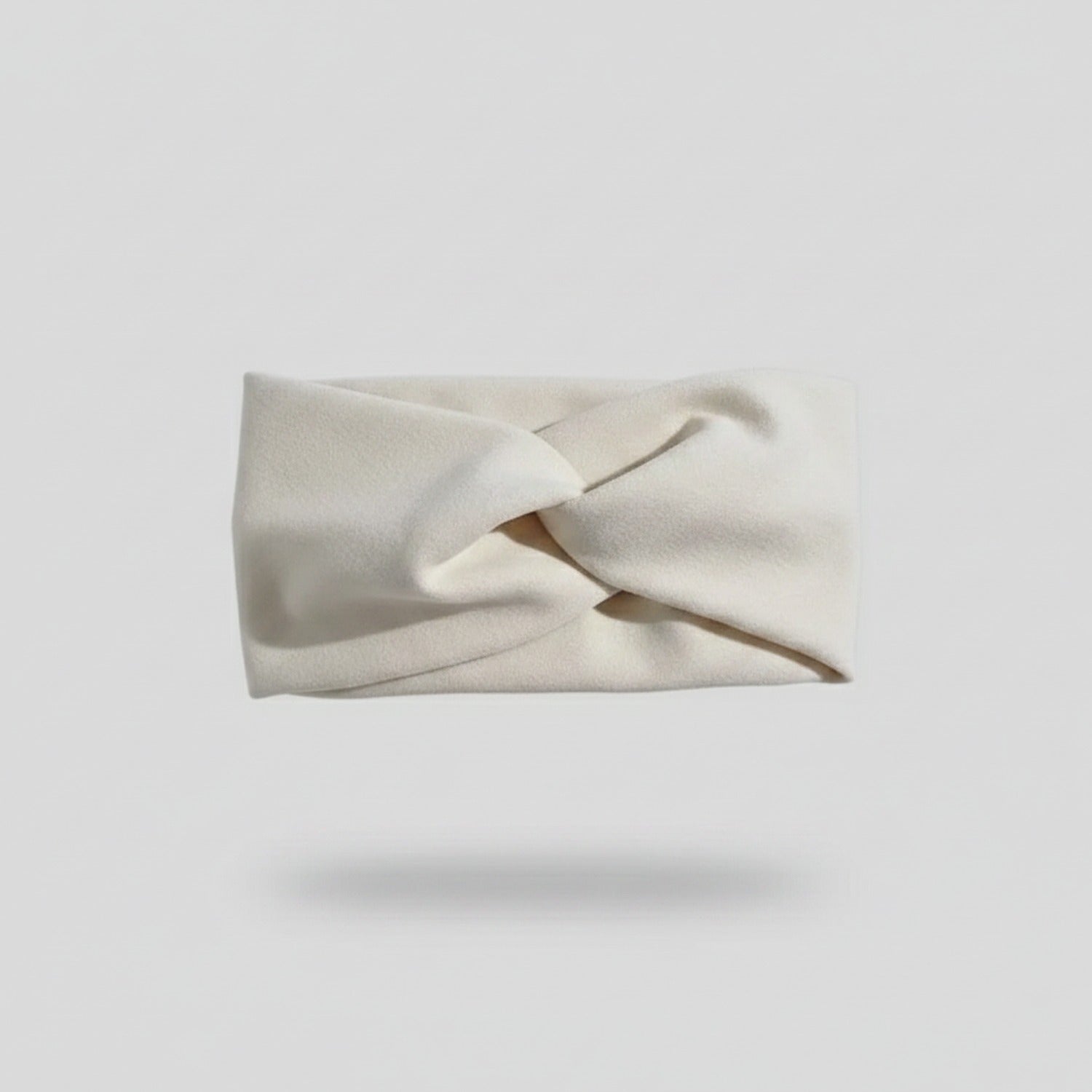 Cream Twisted Knot Hairband