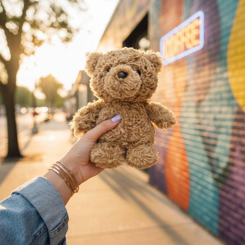 Soft Teddy Bear Plush Toy Beige