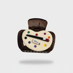 Artist Palette Brown Hair Claw Clip