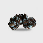 Floral Brown Hair Claw Clip