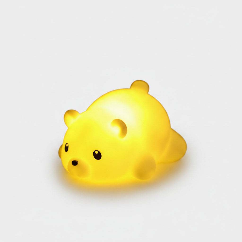 Yellow Bear Silicone Night Light Lamp