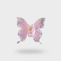 Butterfly Pearl Beaded Hair Claw Clip