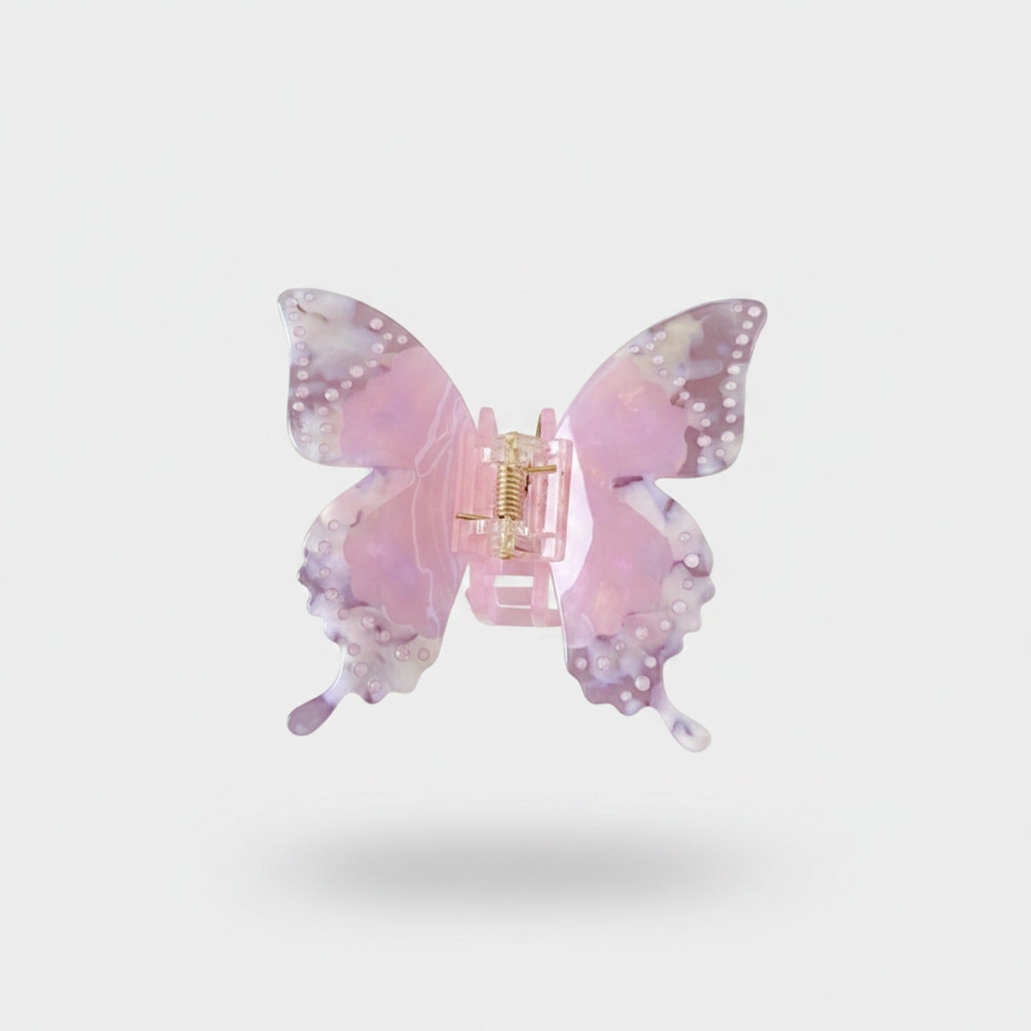 Butterfly Pearl Beaded Hair Claw Clip