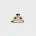 Cream Daisy Flower Hair Claw Clip
