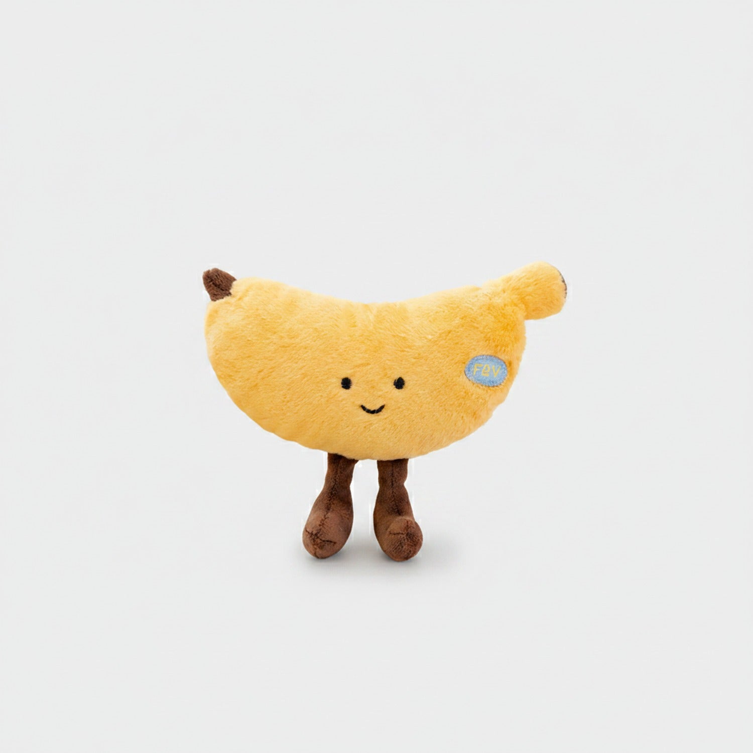 Banana Plush Toy With Brown Feet