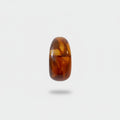Amber Tortoiseshell Dome Resin Stud Earrings