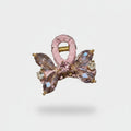 Pink Rhinestone Butterfly Hair Claw Clip