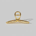 Gold Claw Hair Clip With Screw Detail