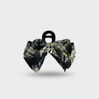 Plaid Fabric Bow Hair Claw Clip