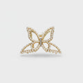 Pearl Butterfly Hair Claw Clip Gold