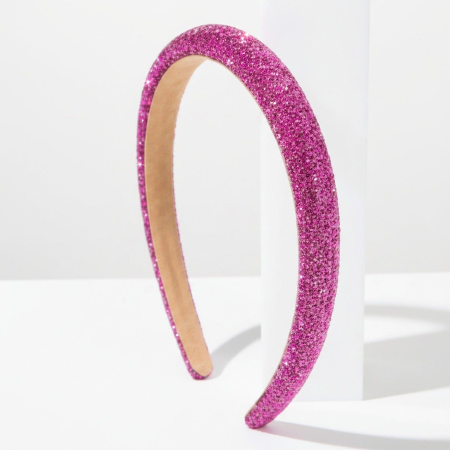 Blue Glitter Padded Headband