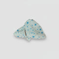 Blue Floral Fabric Hair Claw Clip