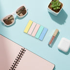 Pastel Sticky Note Organizer Tray Set