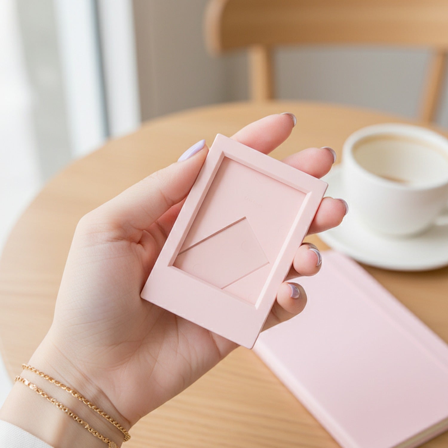 Light Blue Notebook With Pen Holder