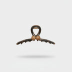 Wood Bead Hair Claw Clip Tortoiseshell