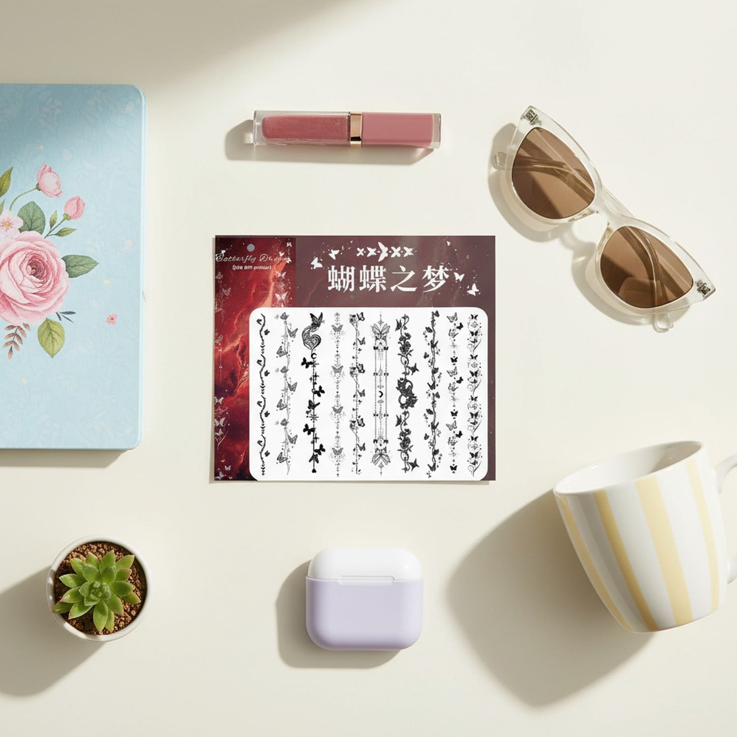 Butterfly Dream Temporary Tattoo Sheet Set