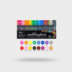 Gel Pen Set 24 Colors Waterproof Pigment Ink