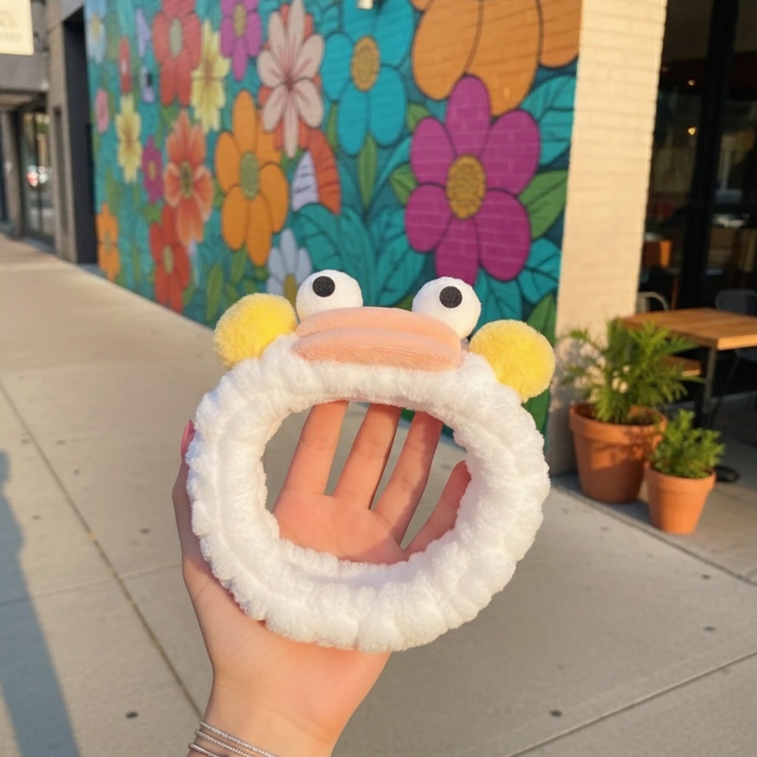 Fuzzy Frog Hair Ring Accessory