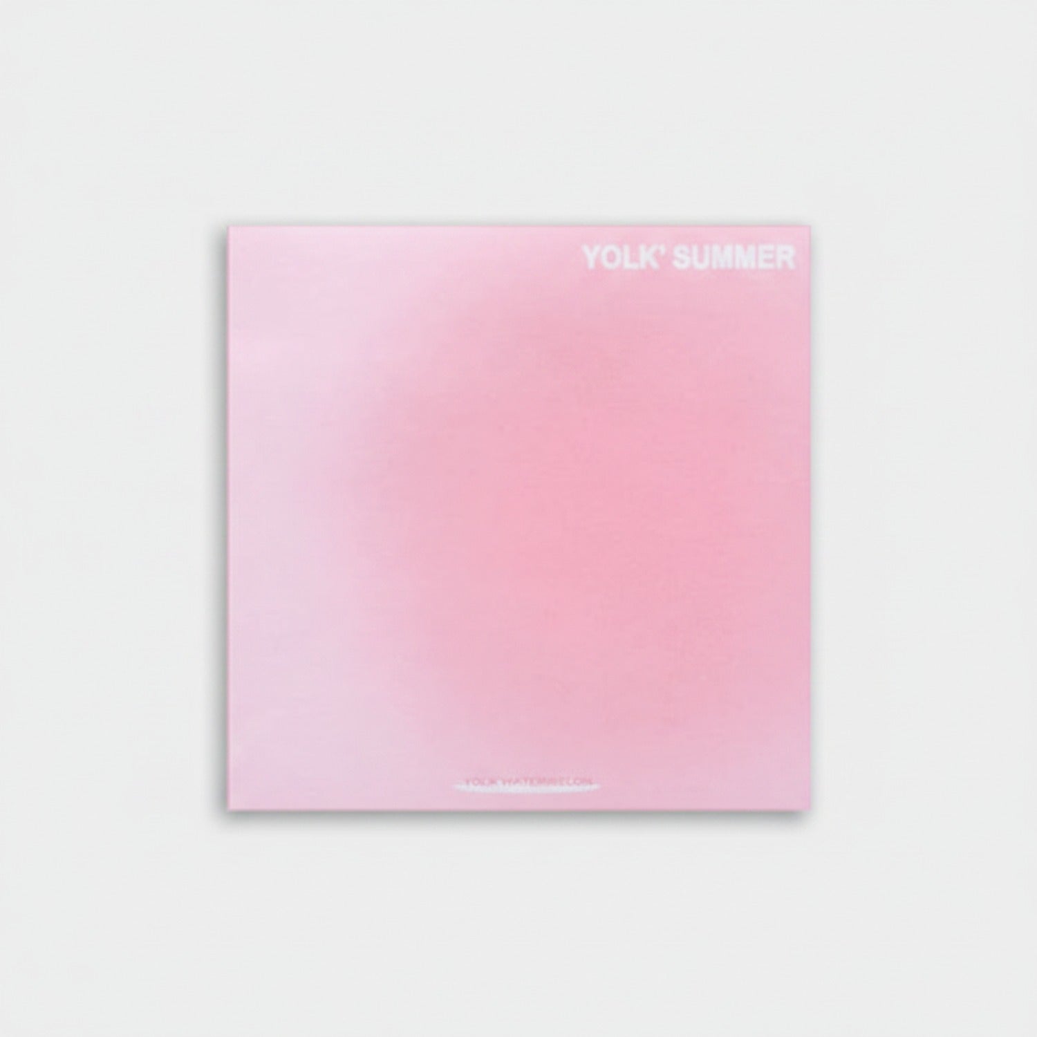 Pastel Lemon Gradient Square Notebook