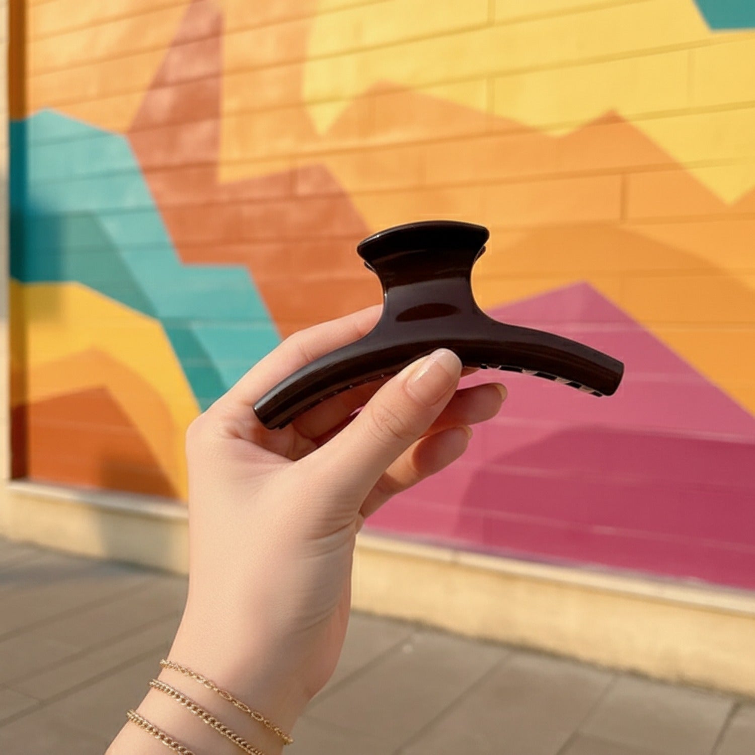 Dark Tortoiseshell Hair Claw Clip