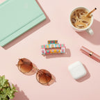 Easter Egg Colorblock Hair Claw Clip