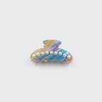 Pearl Striped Rainbow Hair Claw Clip