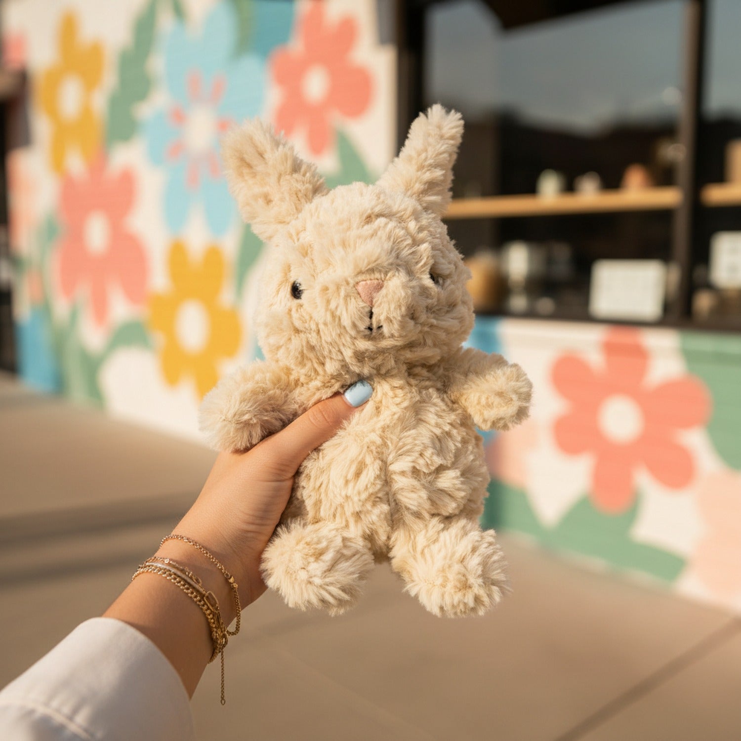 Cream Llama Plush Toy Stuffed Animal