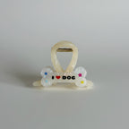 Bone Shaped Hair Claw With Star Charms