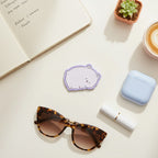 Cute Purple Bear Cloud Sticky Notes Pad