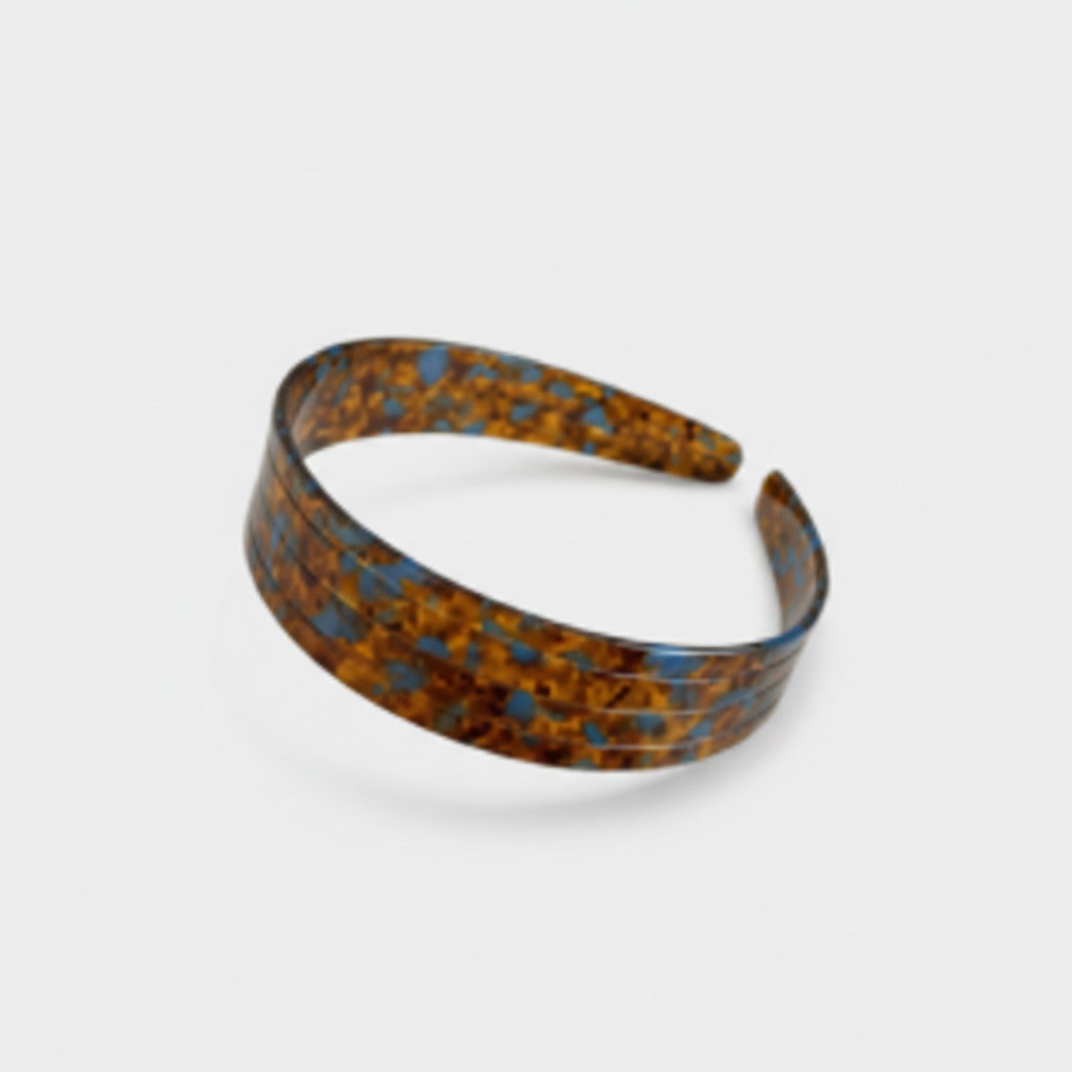 Tortoiseshell Brown Padded Headband