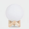 Moon Lamp Night Light With Wooden Stand
