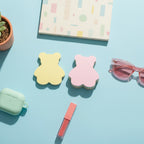 Pastel Bear Sticky Notes Set Multi-Color