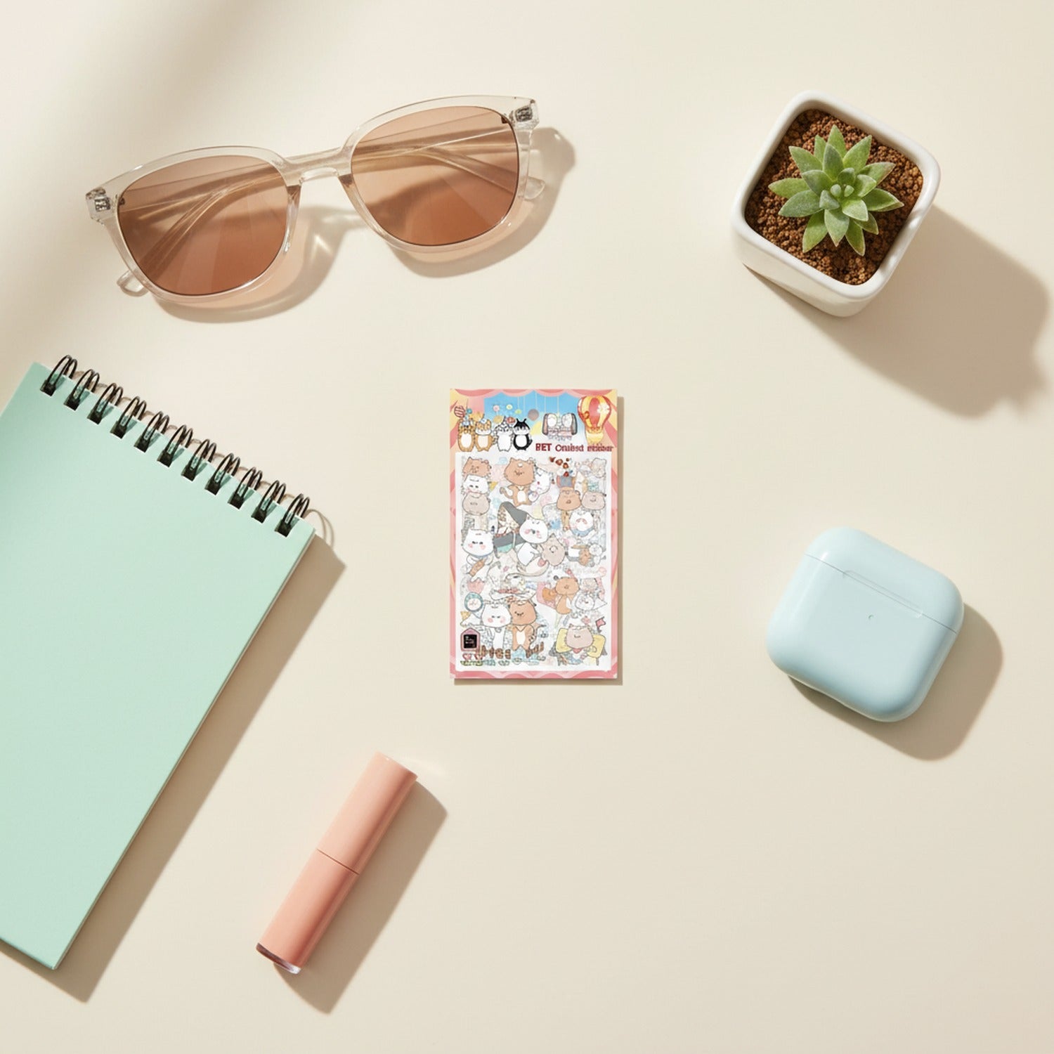 Cute Pet Animal Sticker Sheet Collection