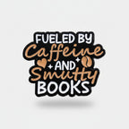 Caffeine & Smutty Books Enamel Pin - Caffeine & Books