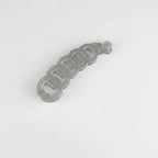 Twisted Spiral Clear Acrylic Hair Claw