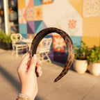 Tortoiseshell Brown Padded Headband