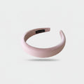 Padded Pink Satin Wide Headband