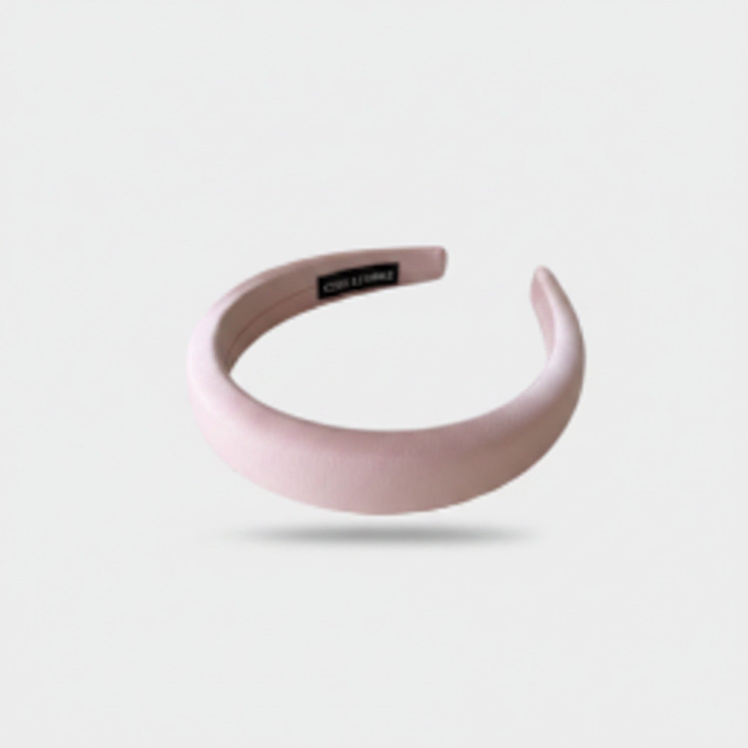 Padded Pink Satin Wide Headband