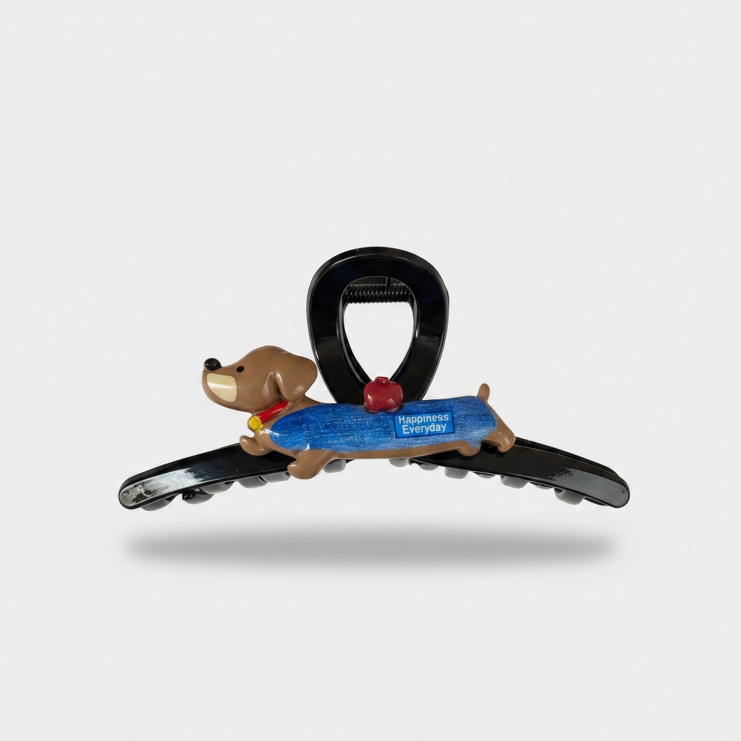 Blue Dachshund Dog Hair Claw Clip