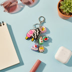 Colorful Candy Acrylic Keyring Charm Set