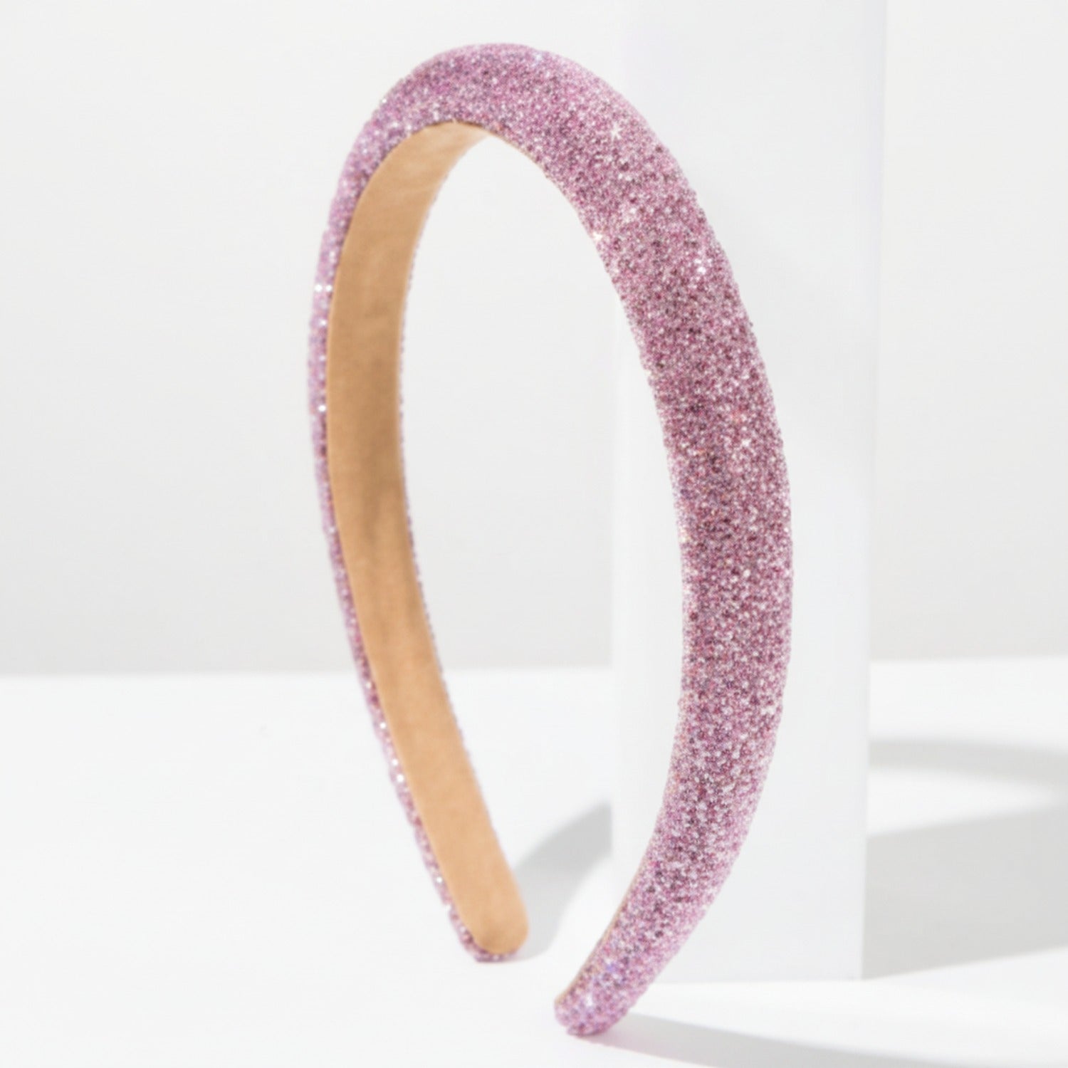 Blue Glitter Padded Headband