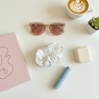 Floral Lace Hair Claw Clip Cream