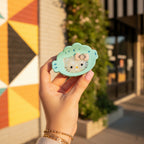 Mint Green Hello Kitty Hair Claw Clip