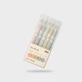 Double Head Highlighter Pen Set - 5 Piece Pastel Colors