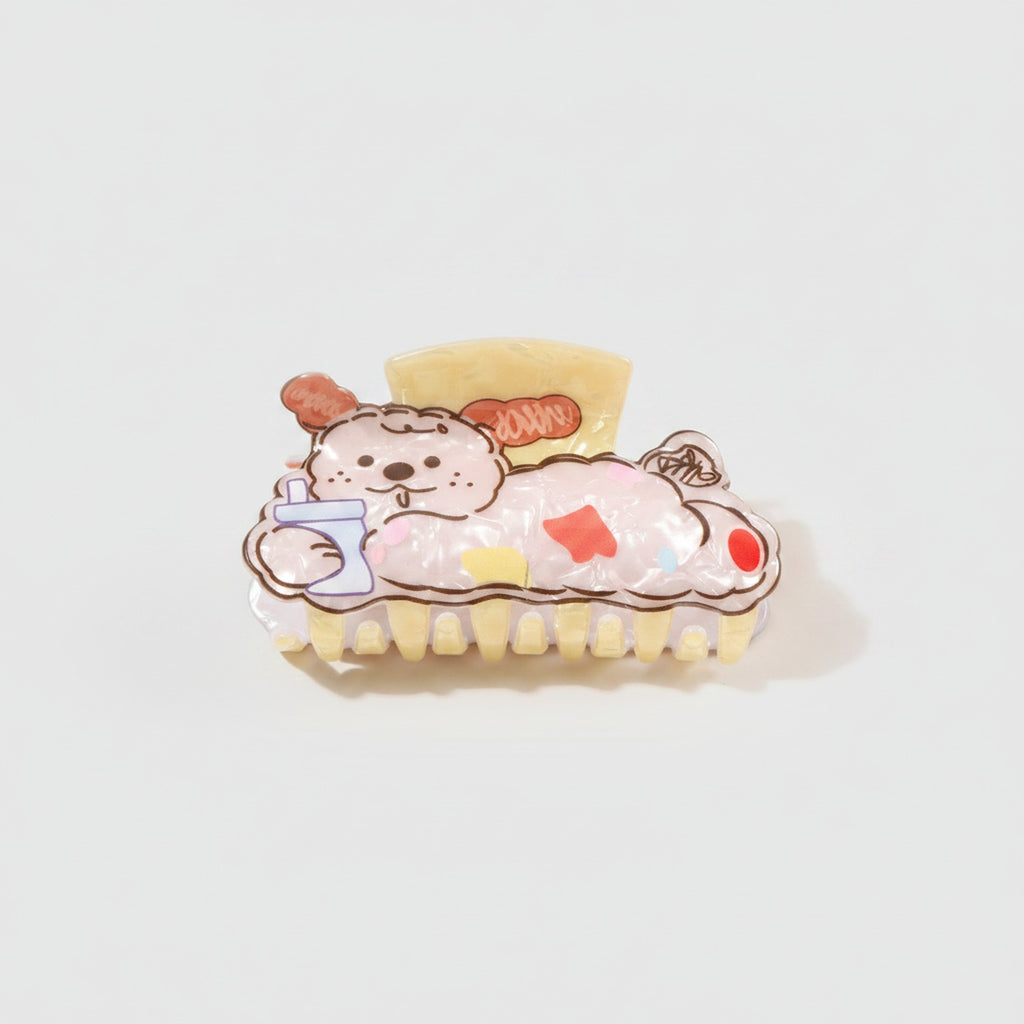 Cute Bear Cloud Hair Claw Clip