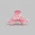 Pink Beaded Hair Claw Clip