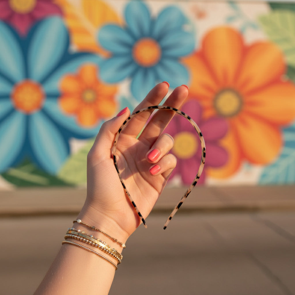 Tortoiseshell Acetate Curved Headband