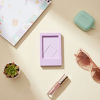 Light Blue Notebook With Pen Holder