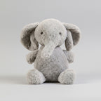 Soft Gray Plush Elephant Stuffed Animal