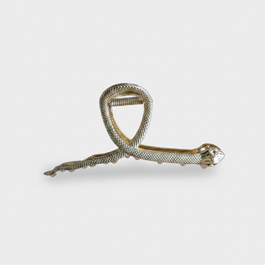 Snake Claw Hair Clip Gold